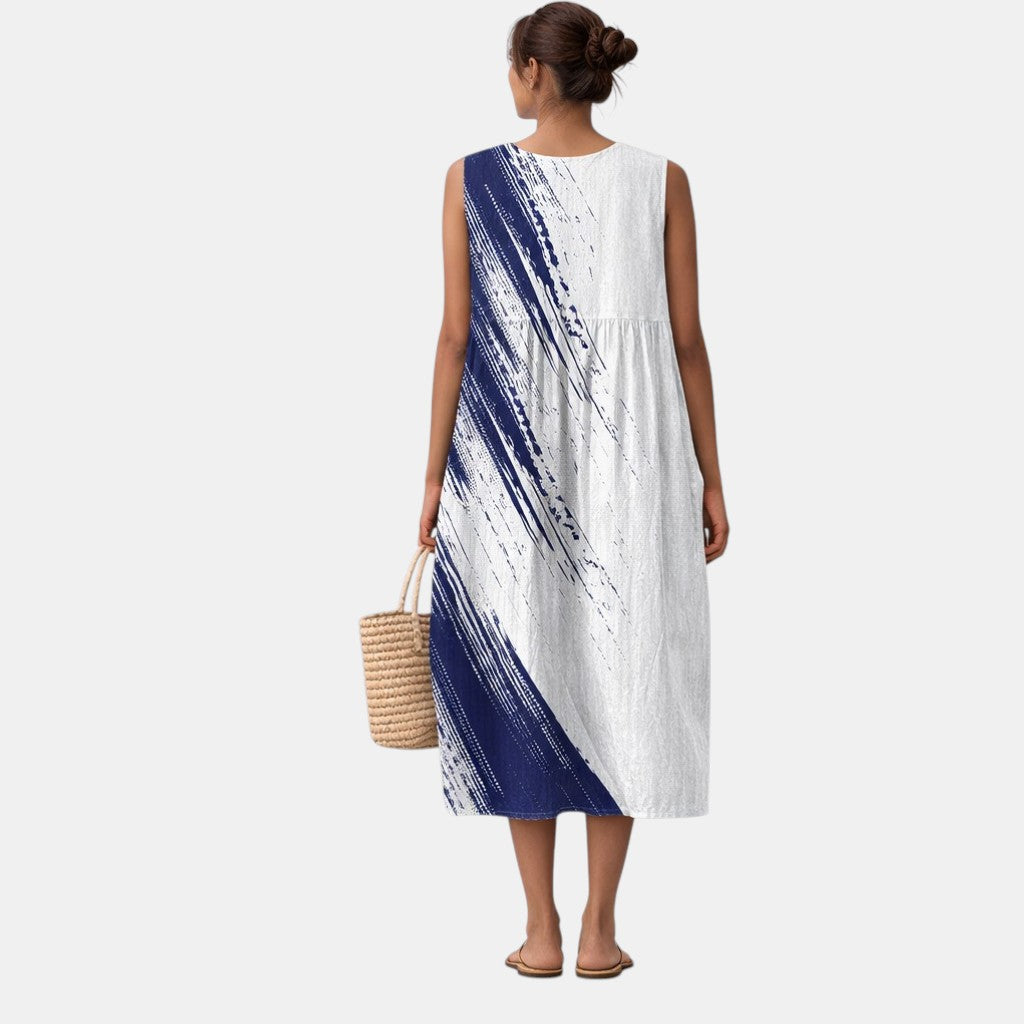 Vestido midi elegante del día a día Althéa