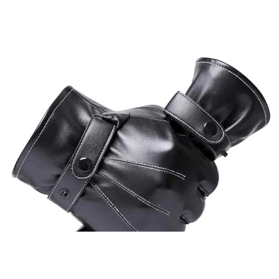 Guantes táctiles Gael con puño liso