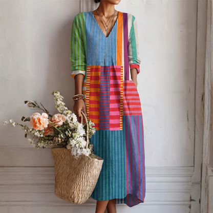 Vestido de paseo elegante Áurea
