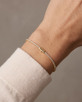Pulsera tenis de circonitas Celia - Dorado