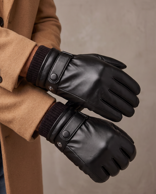 Guantes táctiles de piel sintética Gael