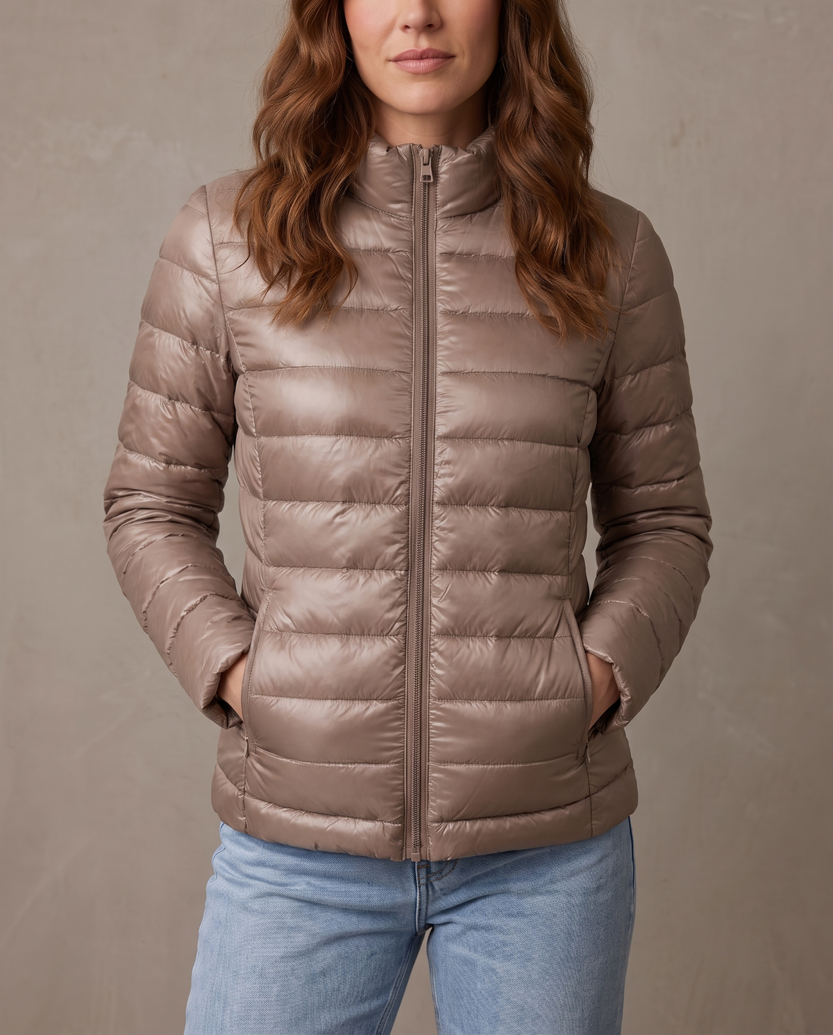 Chaqueta acolchada ultraligera Noa - Camel
