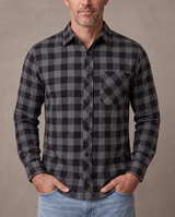 Camisa de cuadros Milo - Gris oscuro