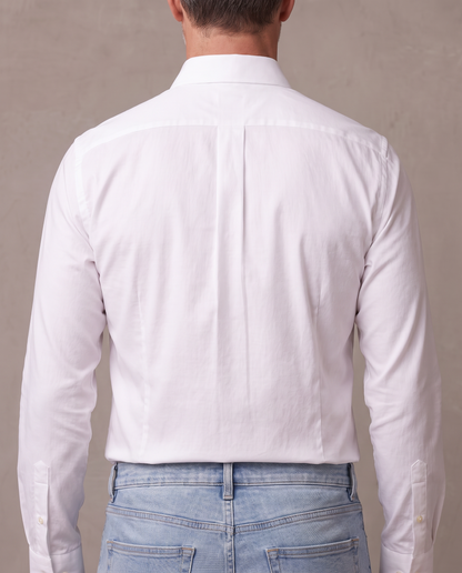Camisa elástica de oficina Emil - Blanco