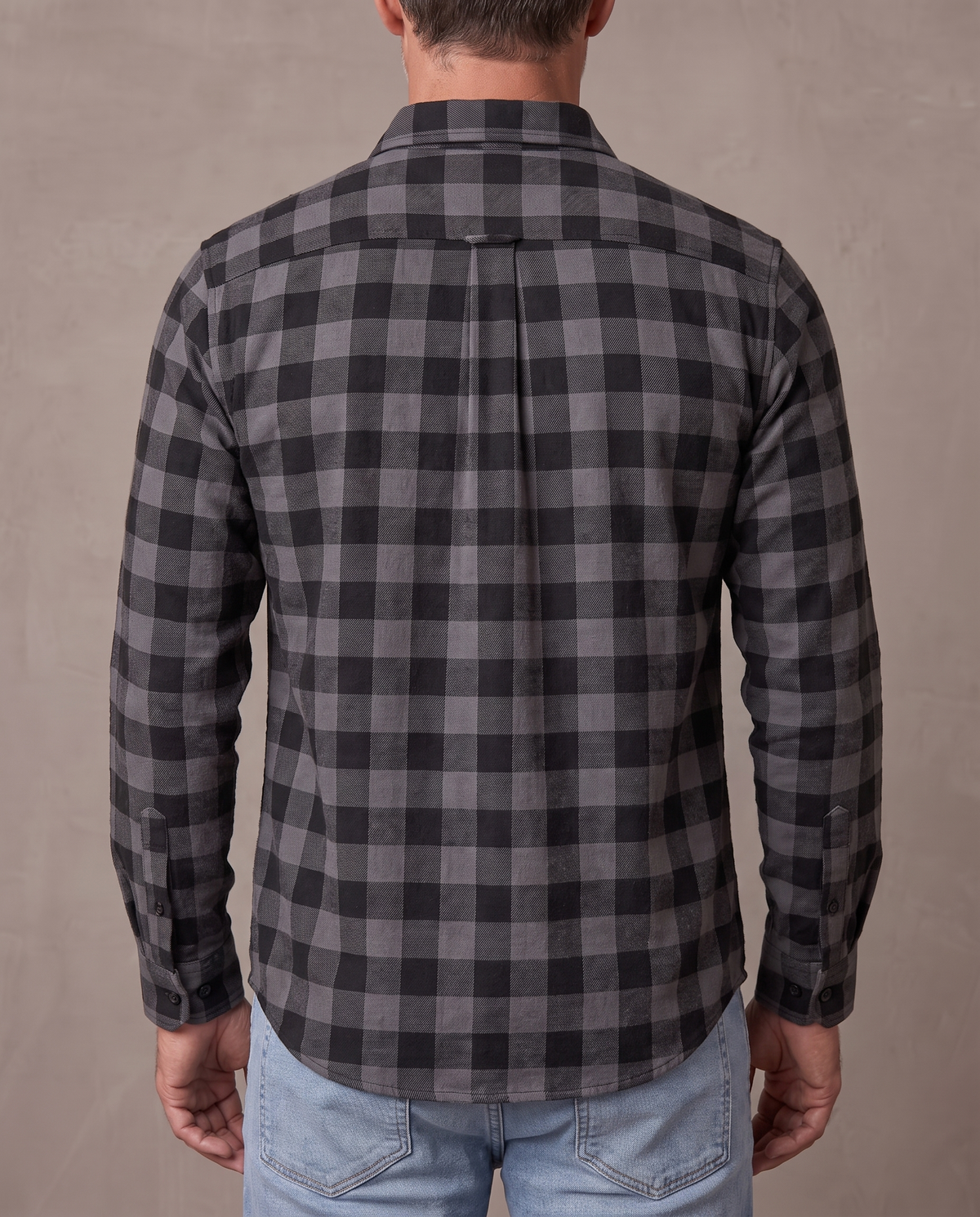 Camisa de cuadros Milo - Gris oscuro