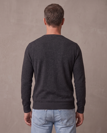 Jersey de punto fino Oliver - Gris oscuro