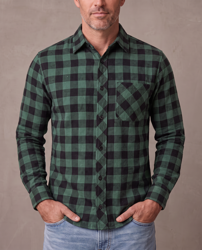 Camisa de cuadros Milo - Verde