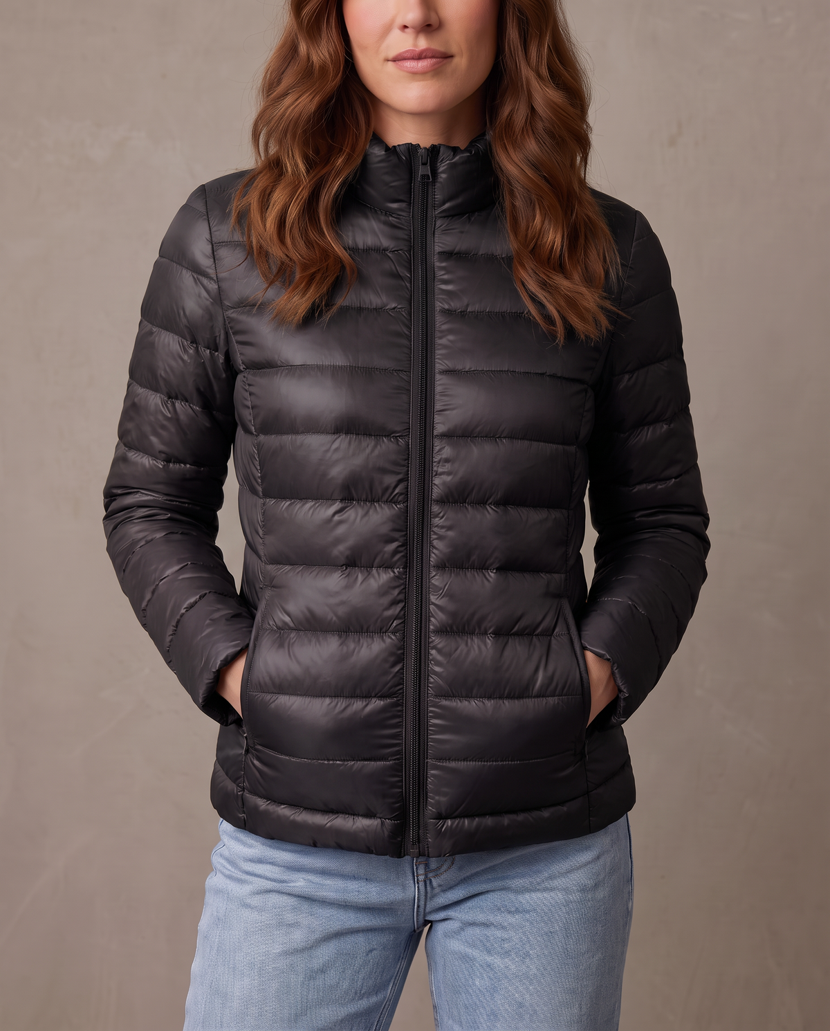 Chaqueta acolchada ultraligera Noa - Negro