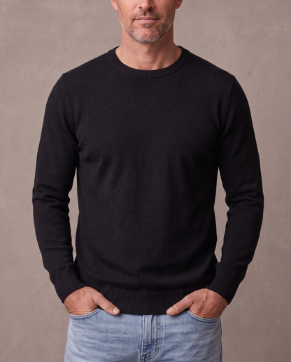 Jersey de punto fino Oliver - Negro