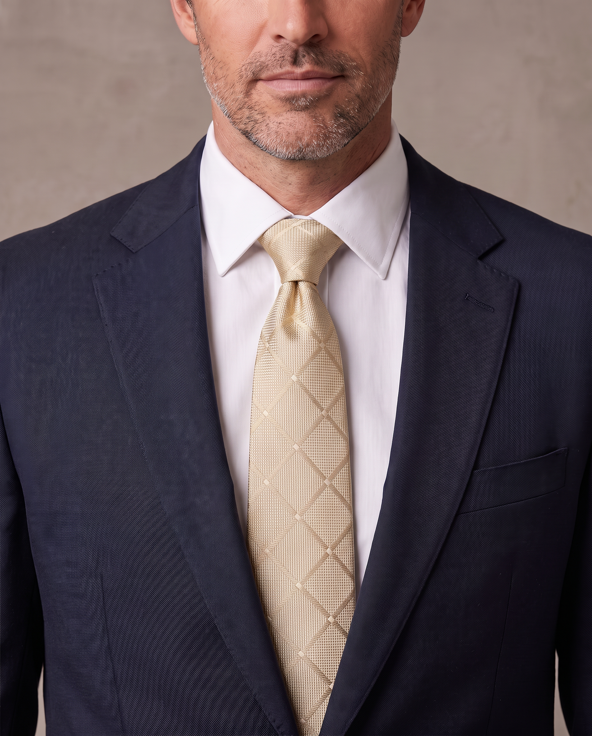 Corbata jacquard Hugo - Champán