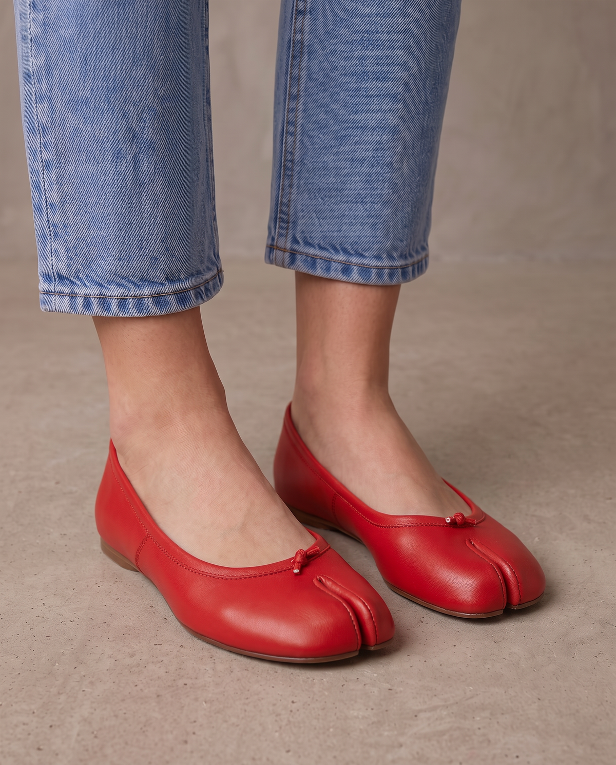 Bailarinas de punta partida Elle - Rojo