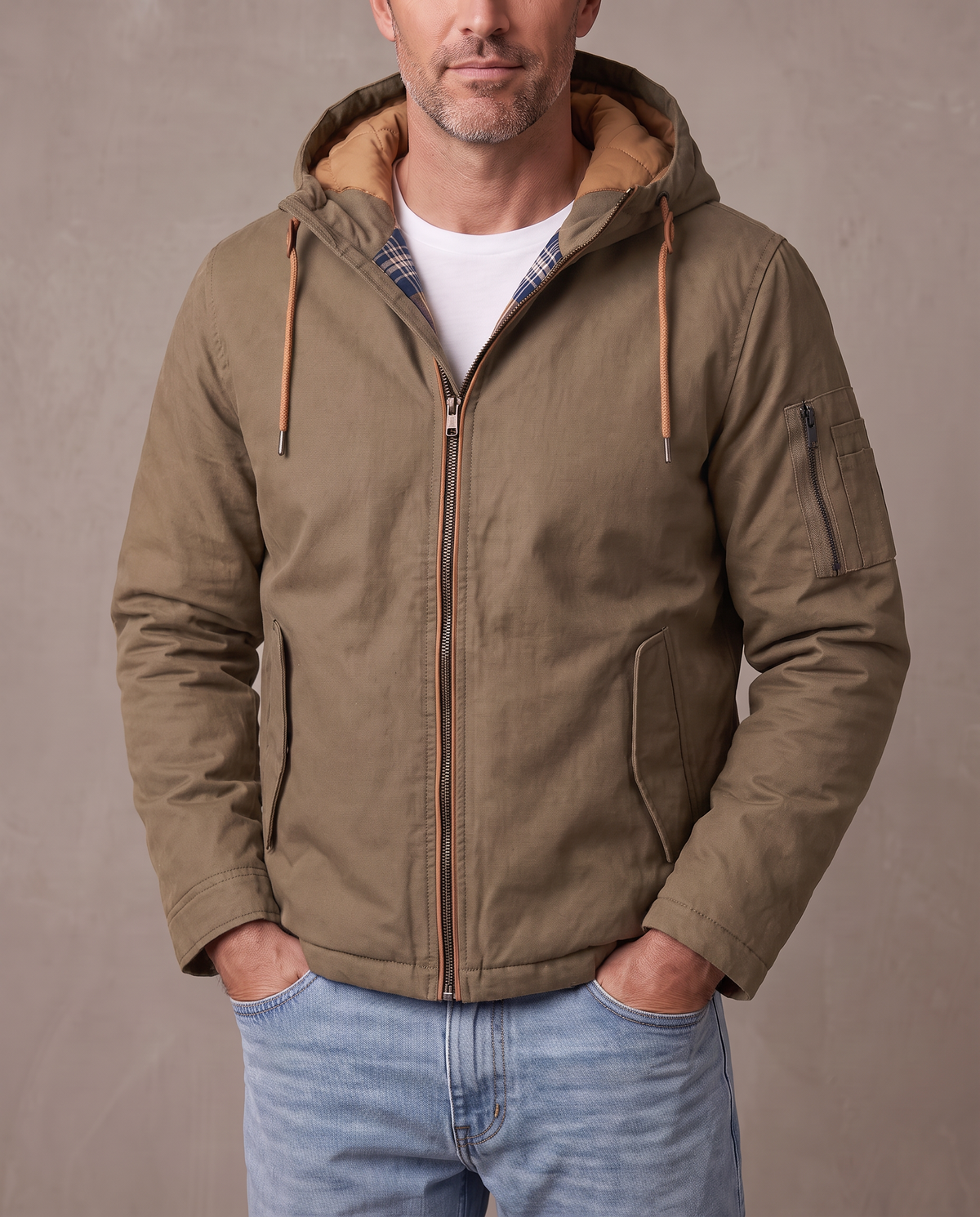 Chaqueta utilitaria Frostline Explorer - Caqui