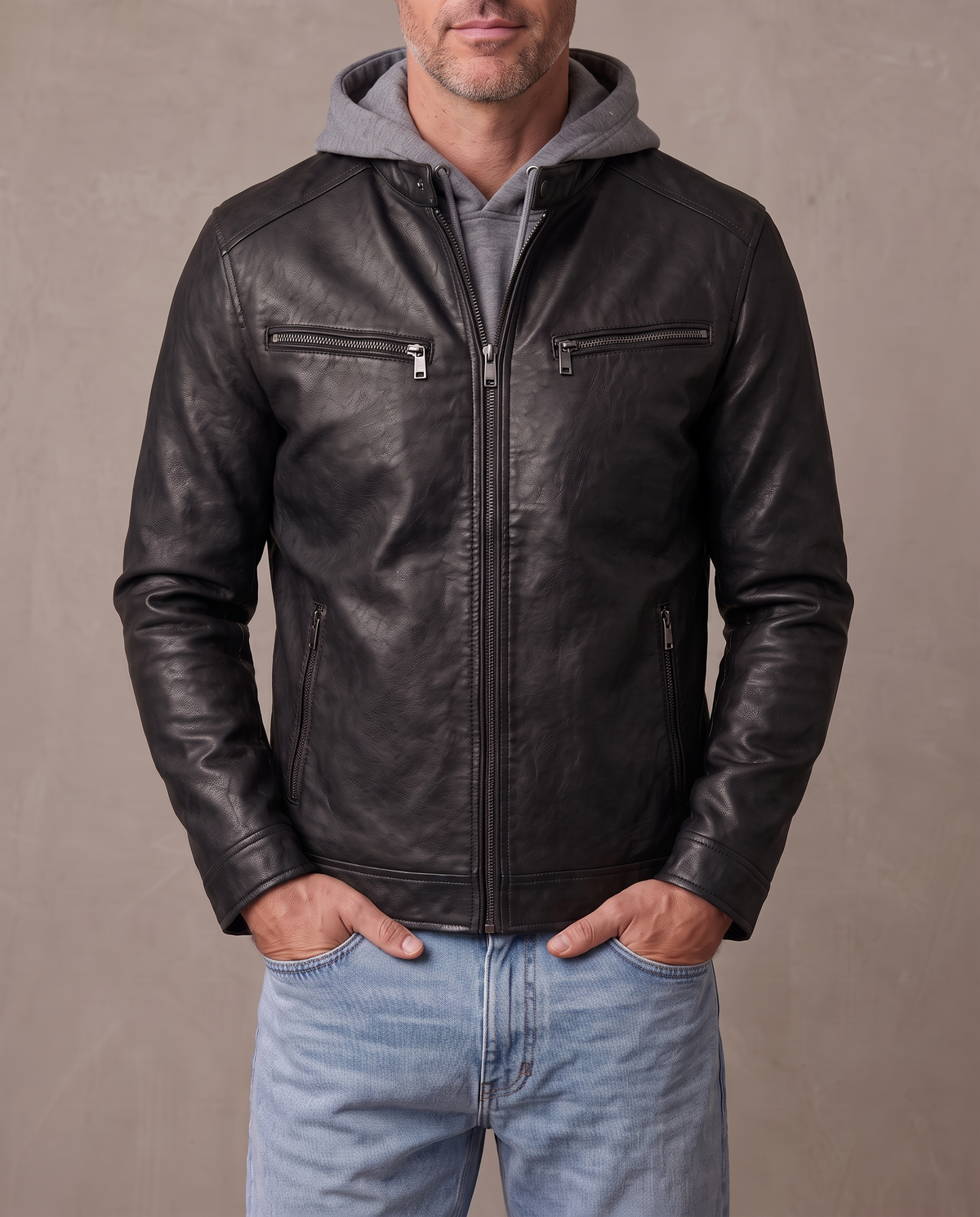 Cazadora Roadster Mason - Negro