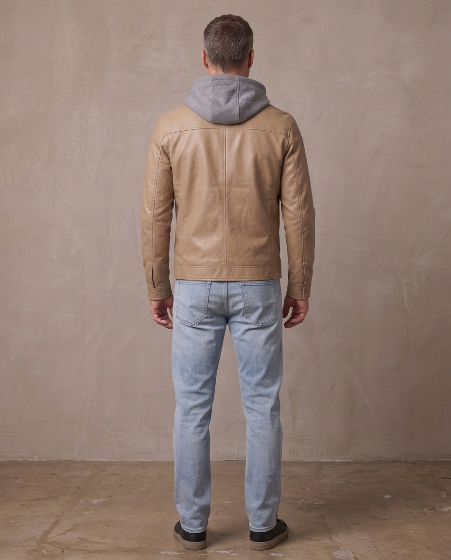 Cazadora Roadster Mason, otra vista - Beige