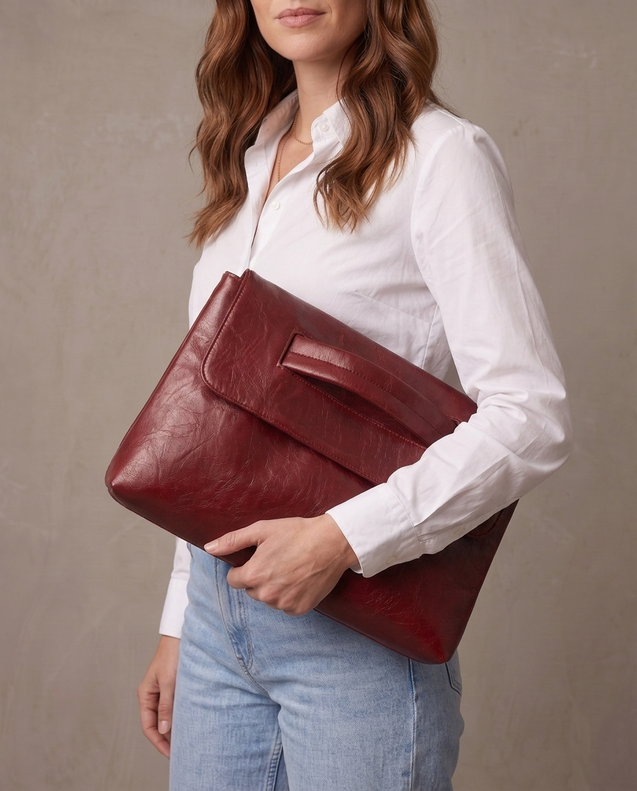 Bolso de mano Mila, otra vista - Rojo