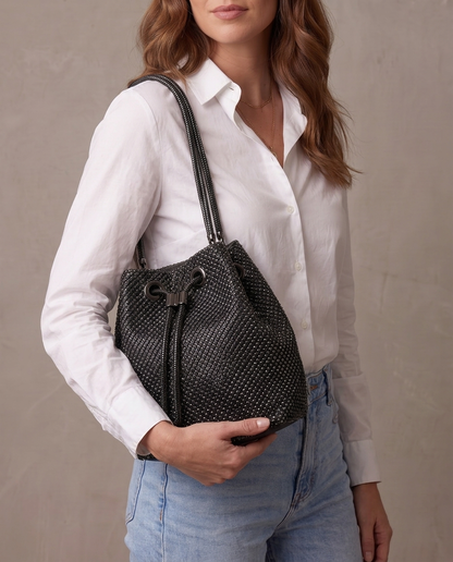 Bolso de hombro Nova, otra vista - Negro