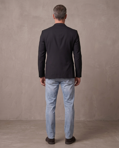 Americana slim Mateo, otra vista - Negro