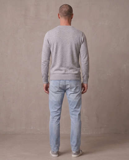 Jersey de punto fino Oliver, otra vista - Gris claro