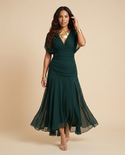 Vestido Aurelia - Verde Oscuro