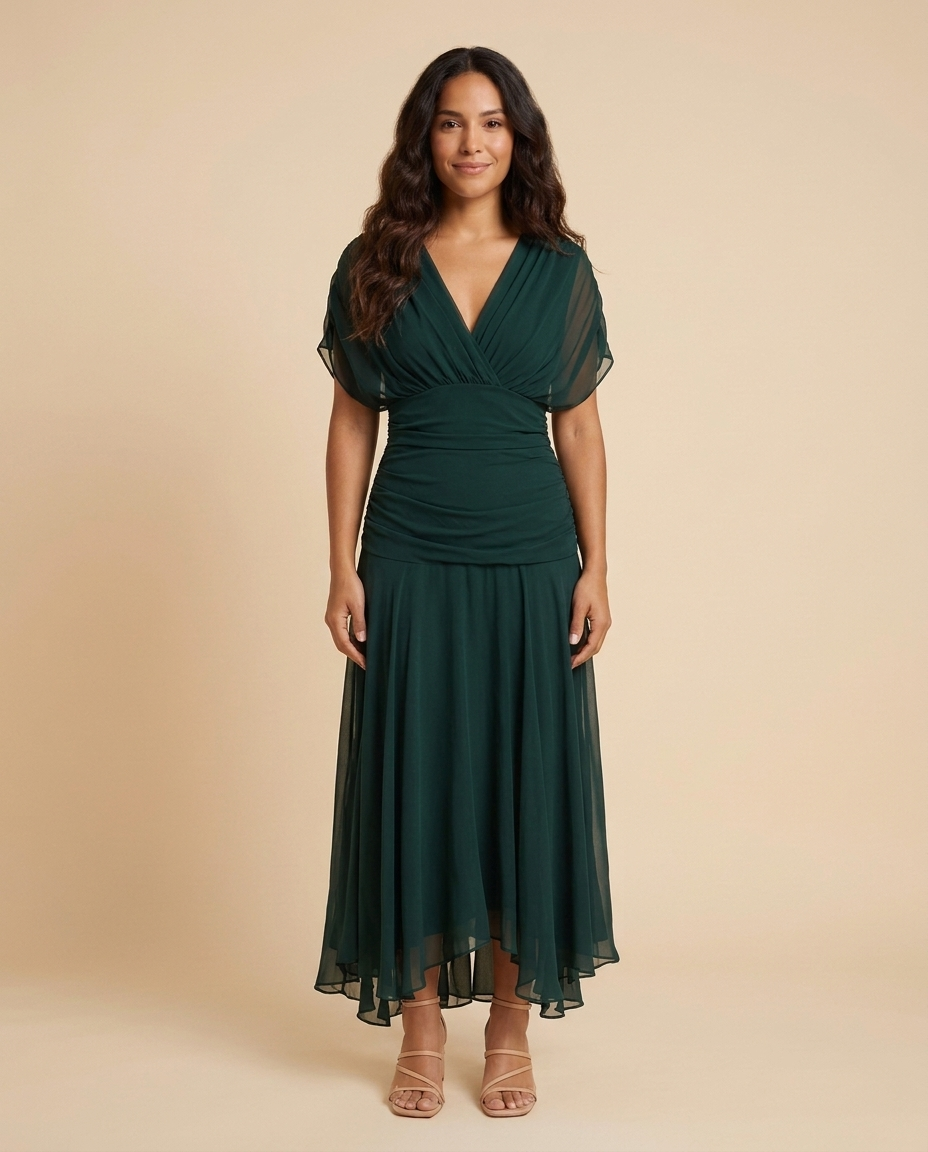 Vestido Aurelia - Verde Oscuro