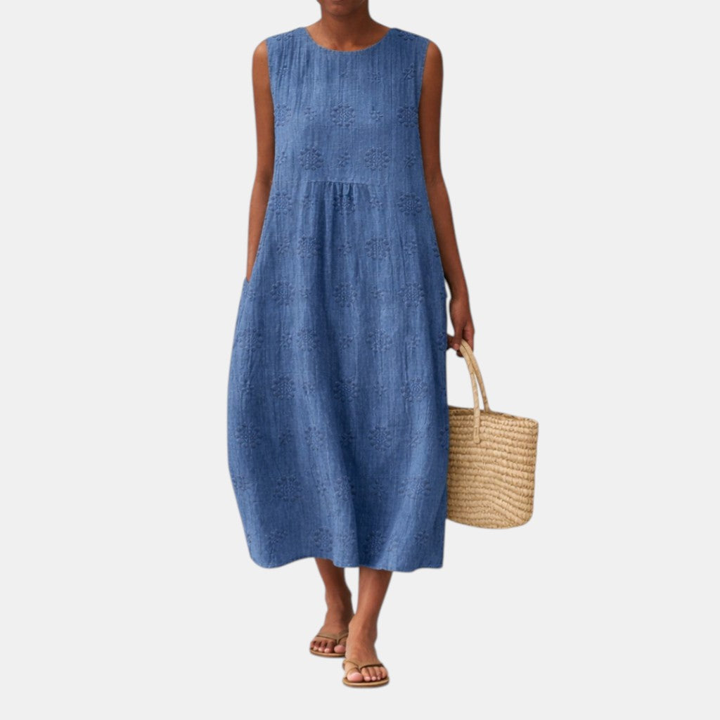 Vestido midi de verano del día a día Ariadna