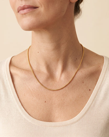 Collar de cadena serpiente Mar - Dorado