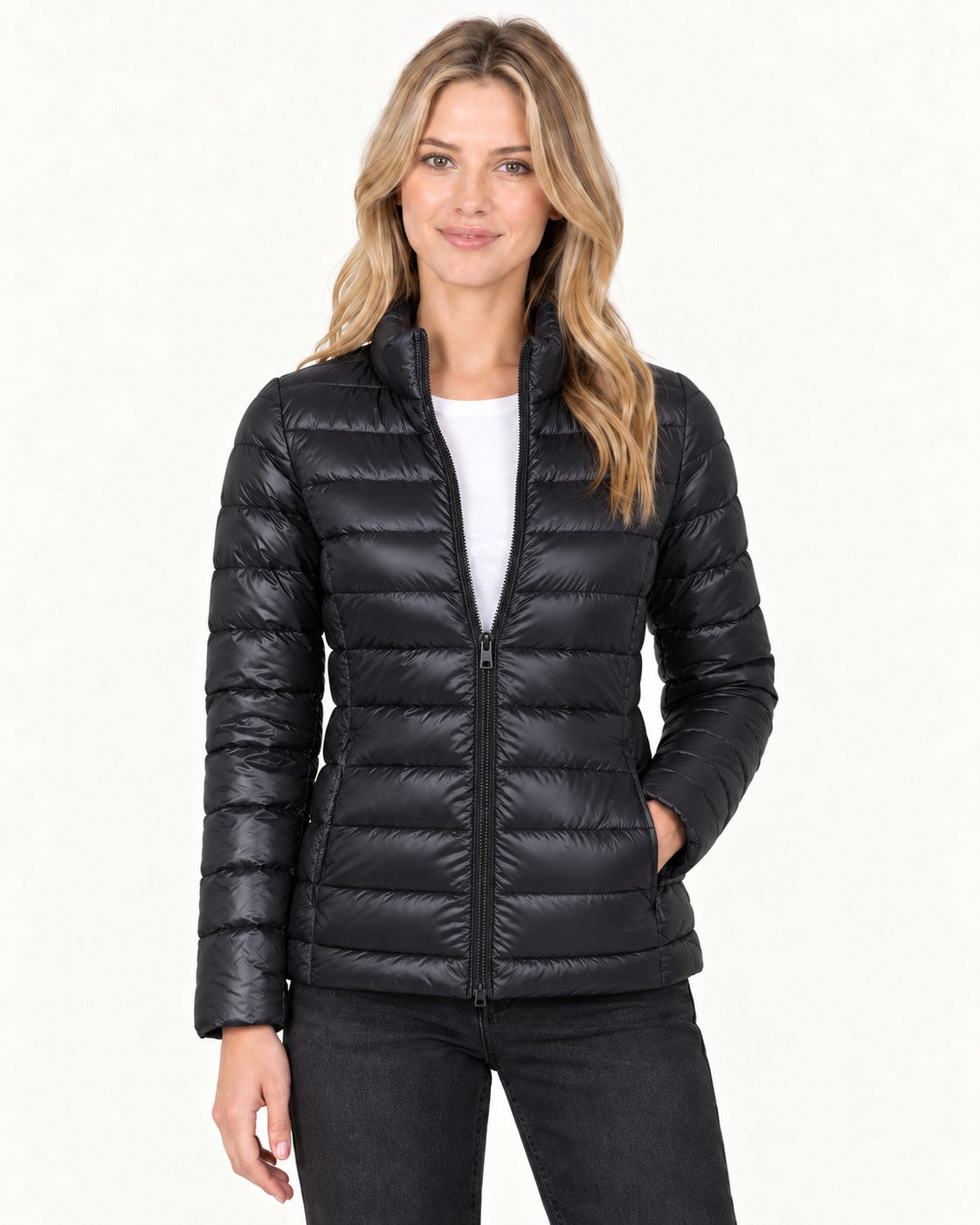 Chaqueta acolchada ultraligera Noa en color negro - Negro
