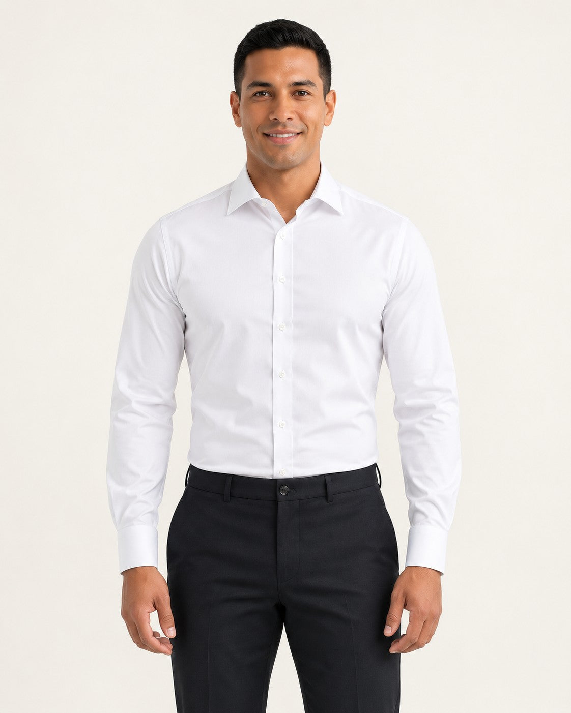 Camisa de vestir slim Adrian - Blanco