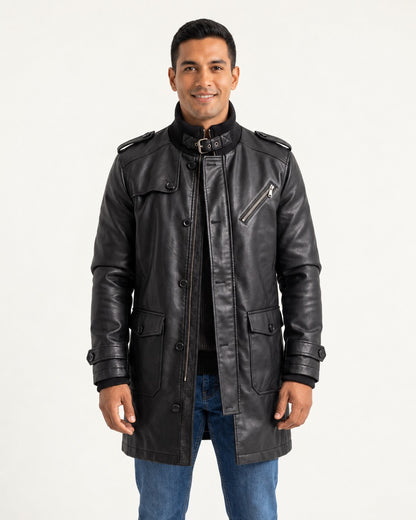 Abrigo largo Sterling - Negro
