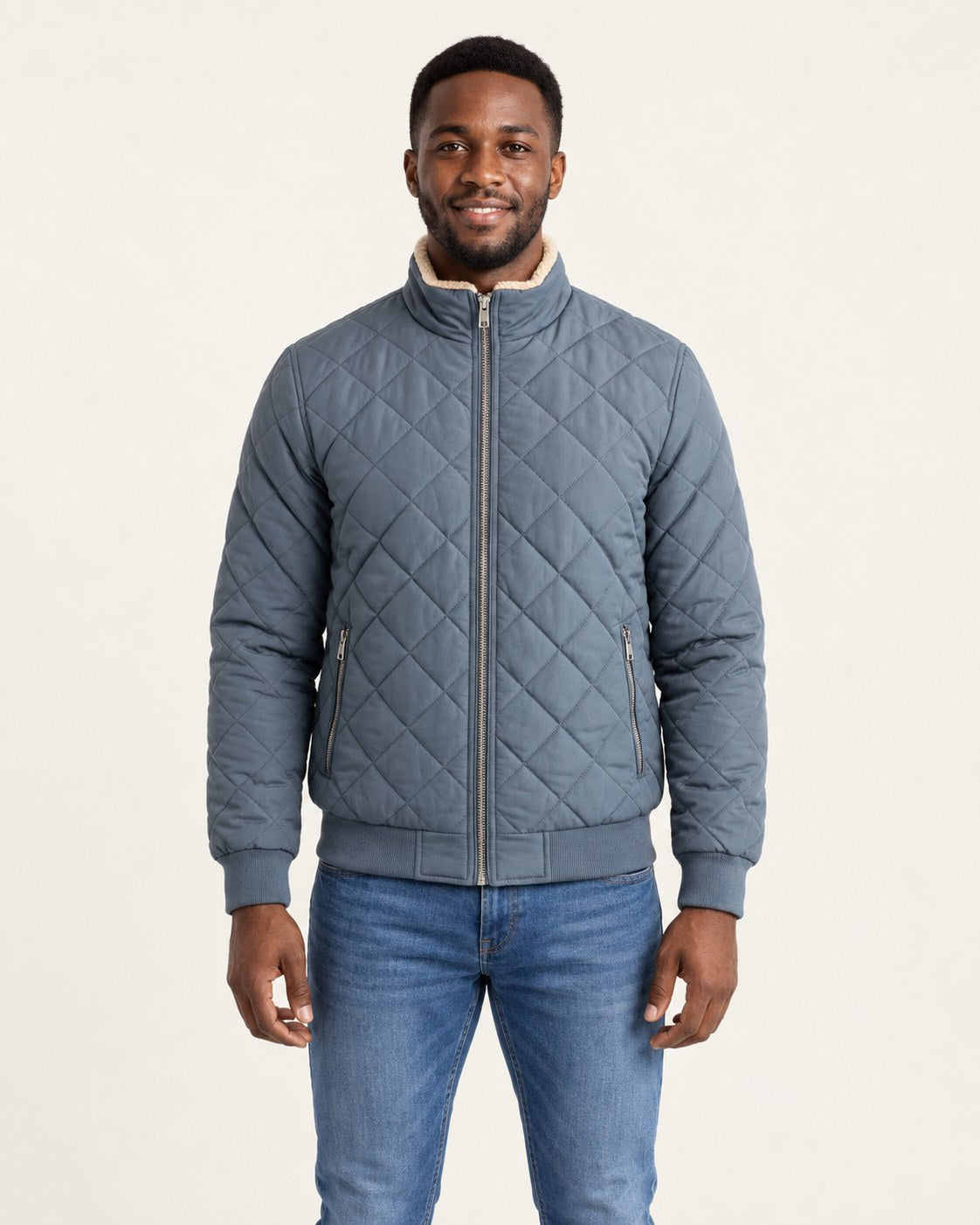 Bomber acolchada Knox - Gris
