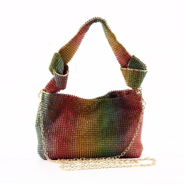 Bolso de pedrería Grace - Multicolor