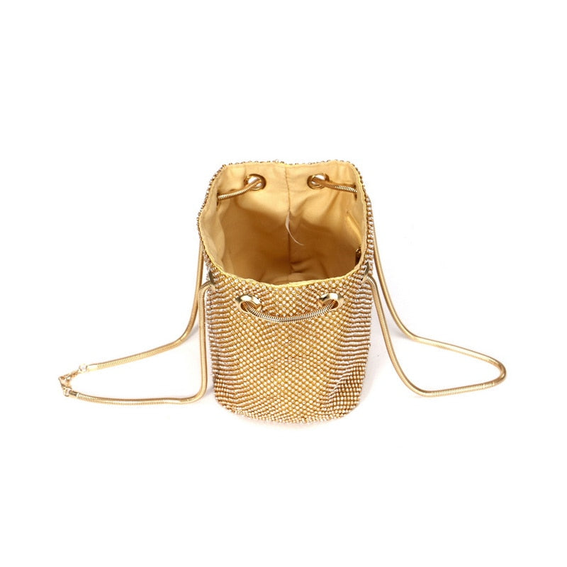 Bolso de hombro Nova - detalle - Dorado