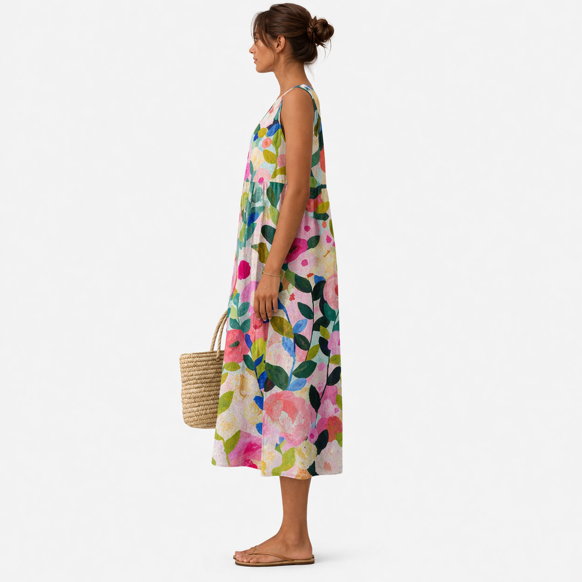 Vestido midi del día a día Ana