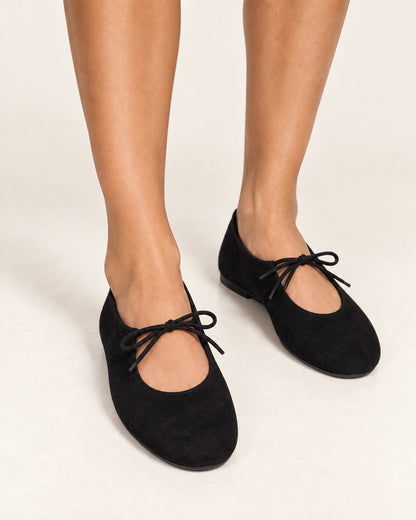 Bailarinas Mary Jane Rosalie en color negro - Negro