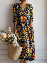 Vestido largo bohemio Margarita